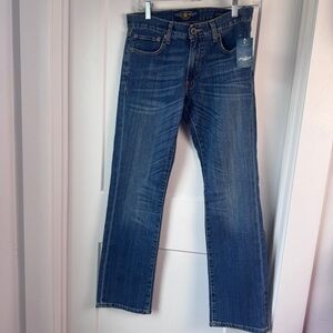 Lucky Brand 221 Original Straight Jeans Men's 28x30 Blue Denim New With Tags